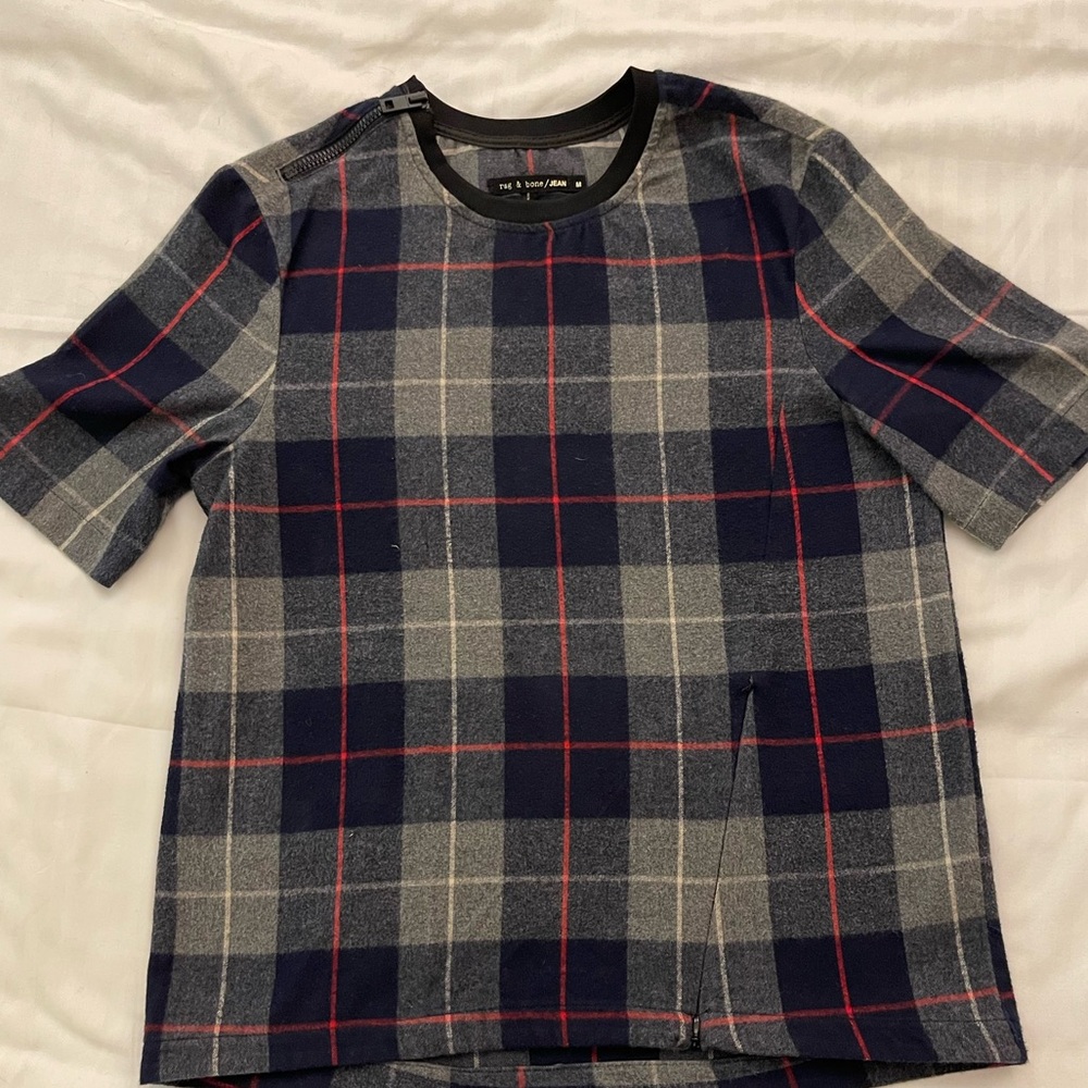 Rag & Bone flannel tee